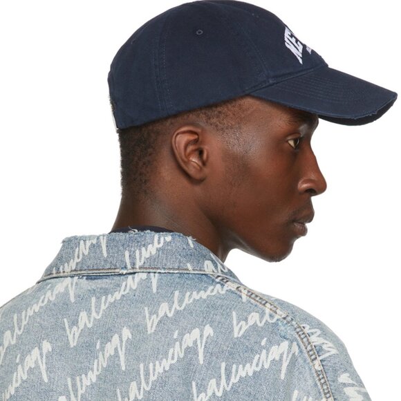 NWT$525 BALENCIAGA Cities New York Embroidered Baseball Cap UNISEX Sz L - Picture 3 of 16